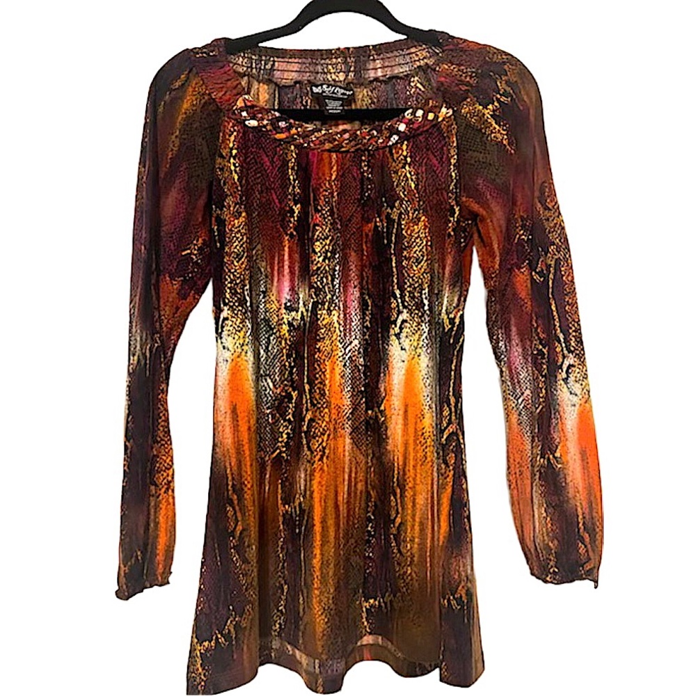 Self Esteem Women’s Bohemian Printed Tunic Top